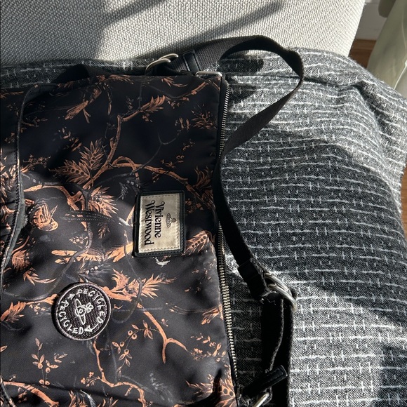 Vivienne Westwood Black and Copper-toned Vegan Crossbody Bag - Picture 9 of 11